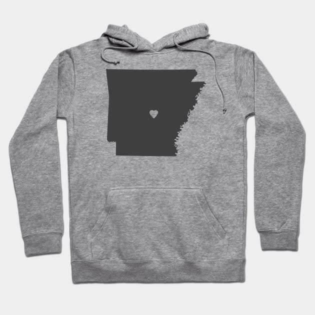 Arkansas Love Hoodie by juniperandspruce